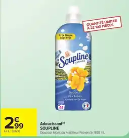 Carrefour SOUPLINE Adoucissant offre