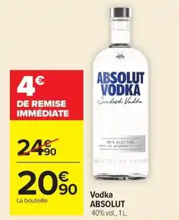 Carrefour ABSOLUT VODKA offre
