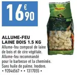 Brico Cash MAXIPLANK Allume-feu offre