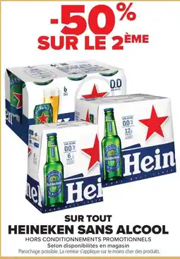 Carrefour Heineken sur tout sans alcool offre