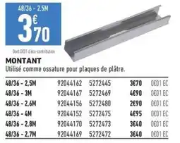 Brico Cash MONTANT offre
