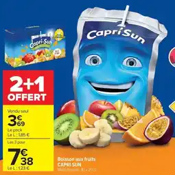 Carrefour Capri Sun offre