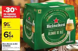Carrefour Heineken Bière Blonde de Blé offre