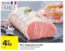 Carrefour Le Porc Français Porc offre