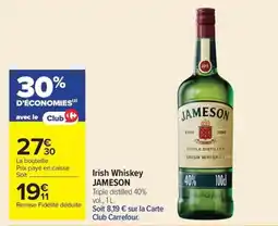Carrefour JAMESON Irish Whiskey offre