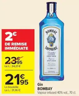 Carrefour BOMBAY Gin offre