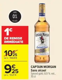 Carrefour Captain Morgan Sans alcool offre