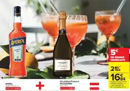 Carrefour Aperol + Vin pétillant Prosecco Riccadonna offre