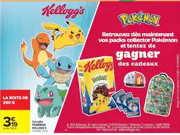 Carrefour Kellogg's Céréales Pokémon offre