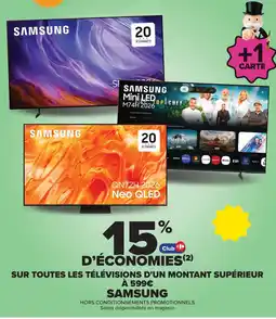 Carrefour Samsung télévisions offre