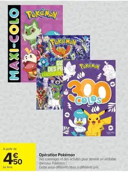 Carrefour Pokémon offre