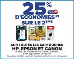 Carrefour Hp epson et canon cartouche offre