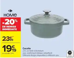 Carrefour HOME Cocotte offre