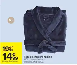 Carrefour Tex Robe de chambre homme offre