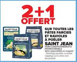 Carrefour SAINT JEAN Pâtes farcies et raviolés à poêler offre