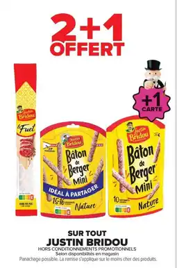 Carrefour Justin Bridou Bâton de Berger Mini offre