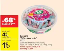 Carrefour LUTTI Bonbons offre