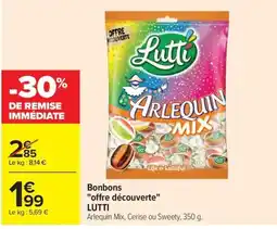 Carrefour LUTTI Arlequin Mix offre