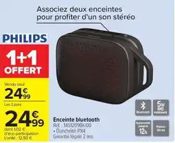 Carrefour PHILIPS Enceinte bluetooth offre
