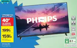 Carrefour PHILIPS Téléviseur LED offre