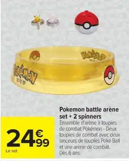 Carrefour Pokemon battle arène offre