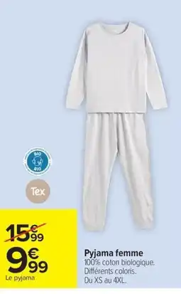 Carrefour Pyjama femme offre