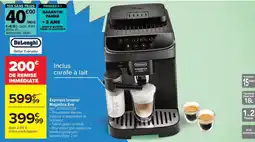 Carrefour DeLonghi Expresso broyeur Magnifica Evo offre