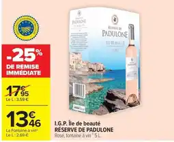Carrefour RÉSERVE DE PADULONE offre