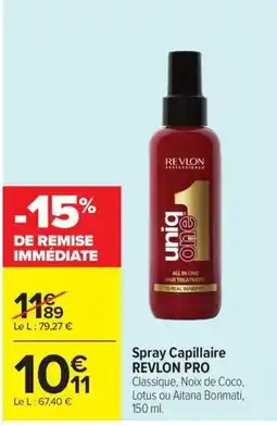 Carrefour REVLOn PRO Spray Capillaire offre