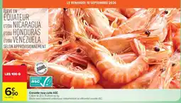 Carrefour Crevette rose cuite ASC offre