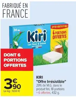 Carrefour Kiri Lait Frais & Crème offre