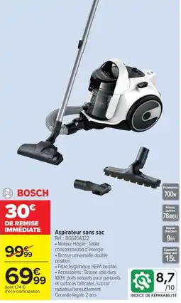 Carrefour BOSCH Aspirateur sans sac offre
