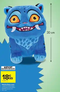 Carrefour K-POP DEMON HUNTERS Peluche Derpy assis offre