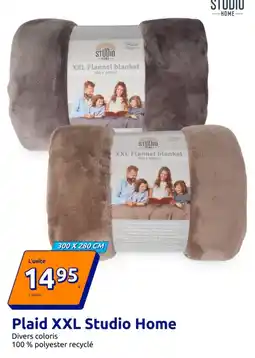Action Studio Home Plaid XXL offre