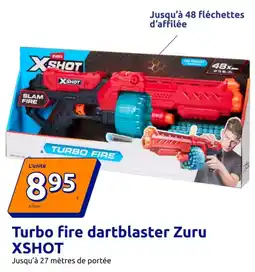 Action ZURU Turbo fire dartblaster offre