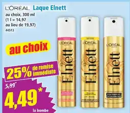 Norma L'oréal laque elnett offre