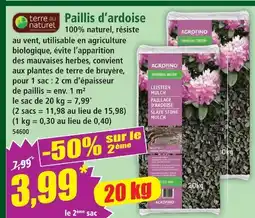 Norma Terre au naturel paillis d'ardoise offre