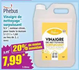 Norma Phebus vinaigre de nettoyage surpuissant offre