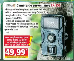 Norma Technaxx caméra de surveillance tx-256 offre