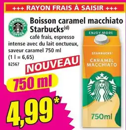 Norma Starbucks boisson caramel macchiato offre