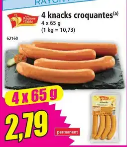 Norma Les régions à la table 4 knacks croquantes offre