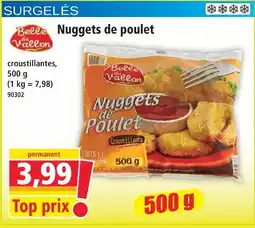 Norma Belle du vallon nuggets de poulet offre