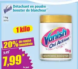 Norma Vanish détachant en poudre booster de blancheur offre
