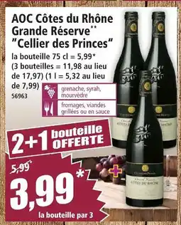 Norma Aoc côtes du rhône grande réserve offre