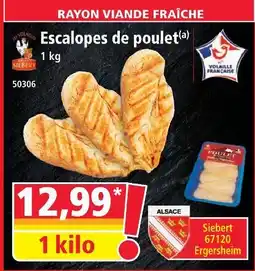 Norma Escalopes de poulet offre