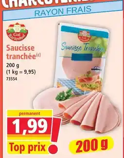 Norma Gut bartenhof saucisse tranchée offre