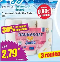 Norma Daunasoft essuie-tout décoré offre