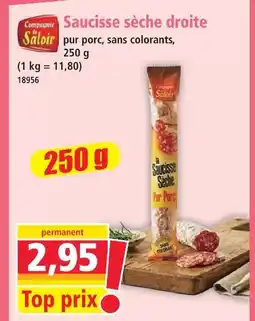 Norma Compagnie saloir saucisse sèche droite offre