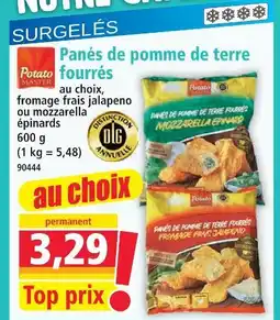 Norma Potato master panés de pomme de terre fourrés offre
