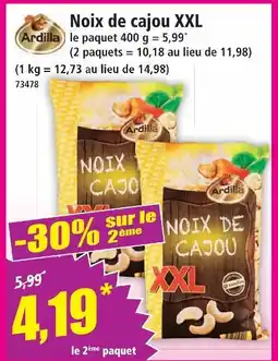 Norma Arsilla noix de cajou xxl offre